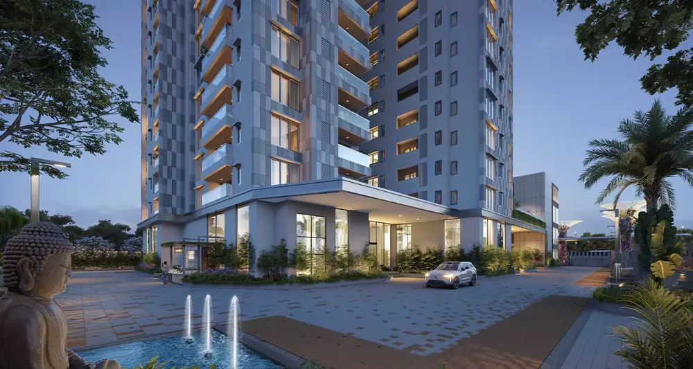 Concorde Hennur proposed single iconic high-rise tower on Hennur Main Road North Bengaluru
